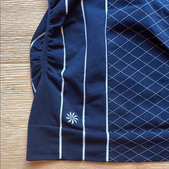 Athleta Navy Geometric Tank Top - Picture 3 of 4